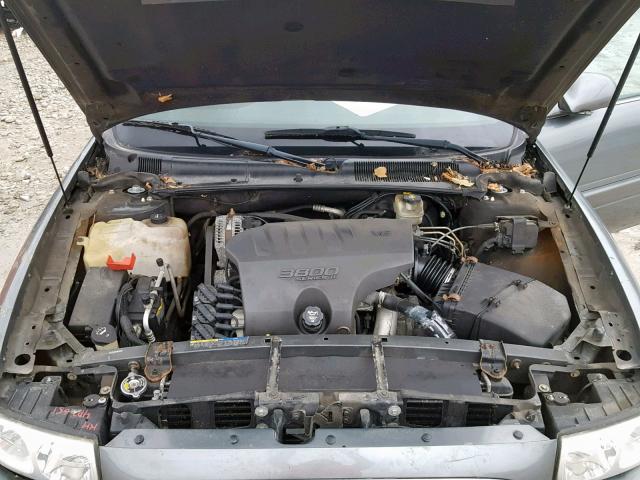 1G4HP52K04U240525 - 2004 BUICK LESABRE CU GRAY photo 7