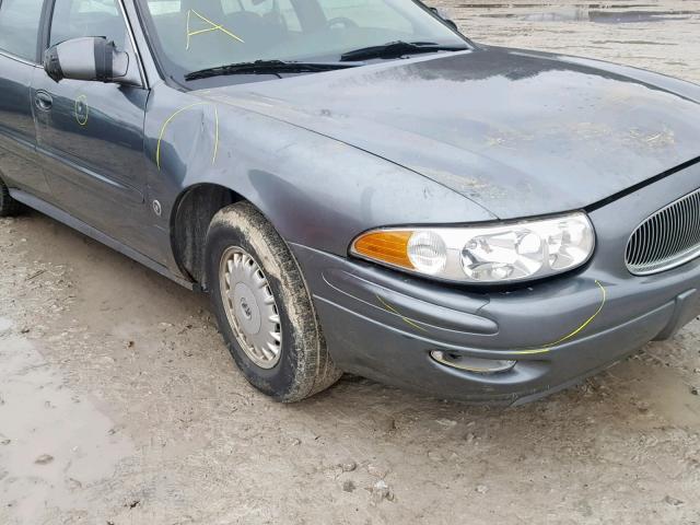 1G4HP52K04U240525 - 2004 BUICK LESABRE CU GRAY photo 9