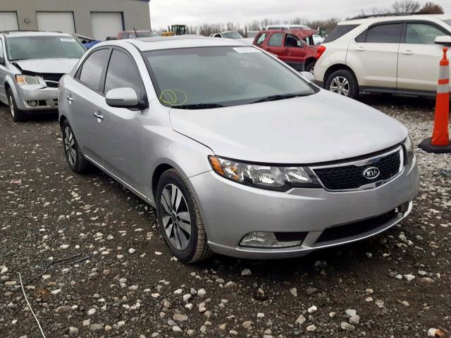 KNAFU4A21D5734058 - 2013 KIA FORTE EX SILVER photo 1