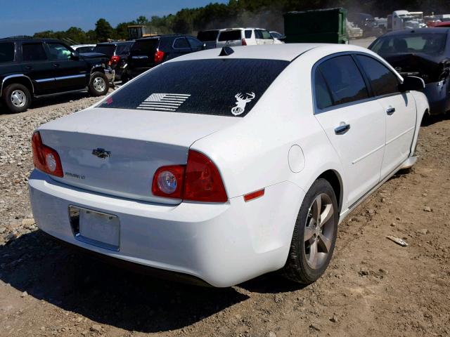 1G1ZC5E03CF339317 - 2012 CHEVROLET MALIBU 1LT WHITE photo 4