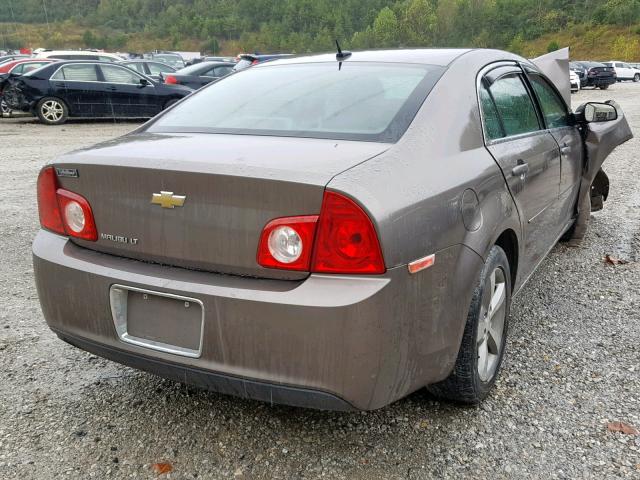 1G1ZC5E18BF298318 - 2011 CHEVROLET MALIBU 1LT 金色 照片 4