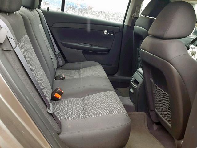 1G1ZC5E18BF298318 - 2011 CHEVROLET MALIBU 1LT 金色 照片 6