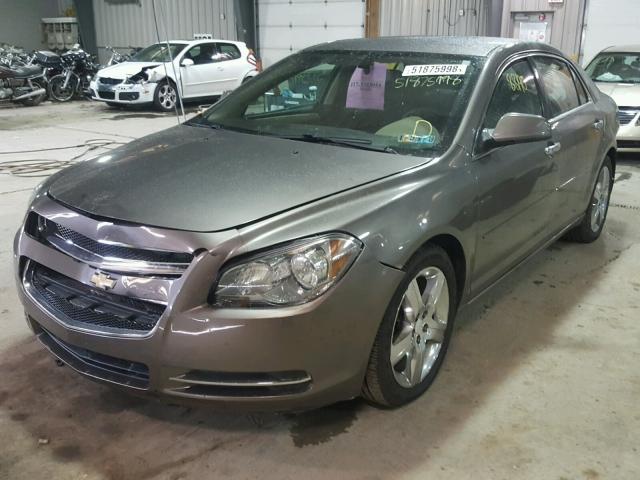 1G1ZC5E02CF208072 - 2012 CHEVROLET MALIBU 1LT BROWN photo 2