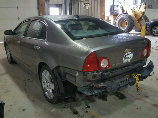 1G1ZC5E02CF208072 - 2012 CHEVROLET MALIBU 1LT BROWN photo 3