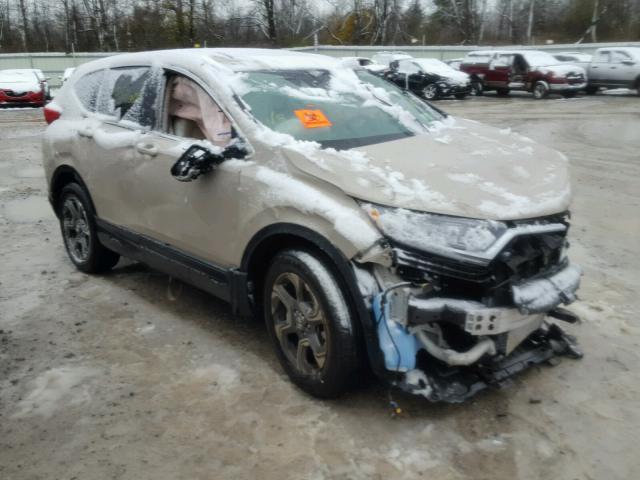 5J6RW2H85JL014028 - 2018 HONDA CR-V EXL BEIGE photo 1