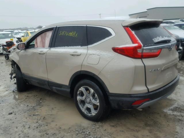 5J6RW2H85JL014028 - 2018 HONDA CR-V EXL BEIGE photo 3