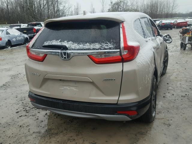 5J6RW2H85JL014028 - 2018 HONDA CR-V EXL BEIGE photo 4