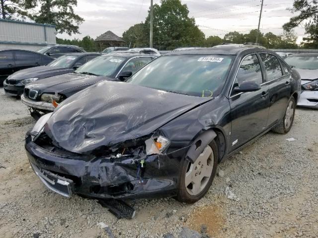 2G1WD58C589170195 - 2008 CHEVROLET IMPALA SUP შავი ფოტო 2