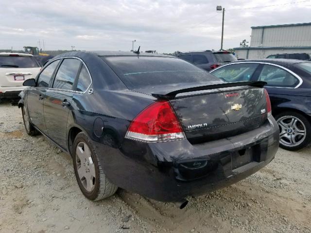 2G1WD58C589170195 - 2008 CHEVROLET IMPALA SUP შავი ფოტო 3