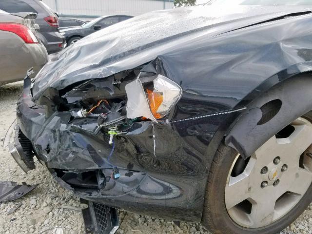 2G1WD58C589170195 - 2008 CHEVROLET IMPALA SUP შავი ფოტო 9
