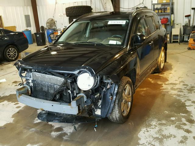 1J4FF47B29D105565 - 2009 JEEP COMPASS SP შავი ფოტო 2
