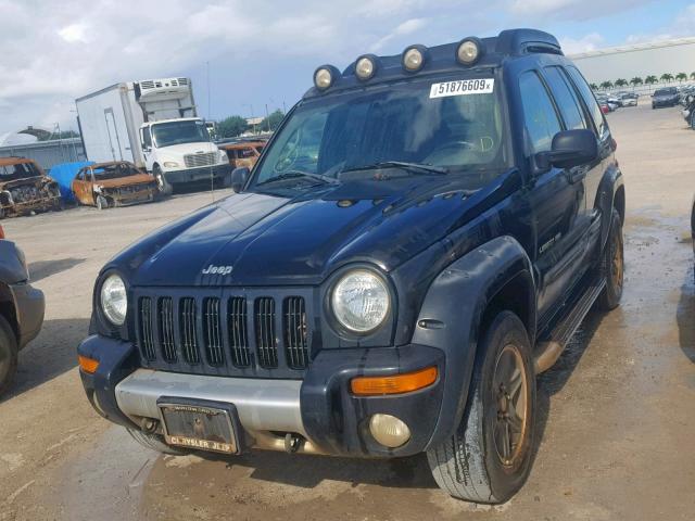 1J4GK38K63W533689 - 2003 JEEP LIBERTY RE BLACK photo 2