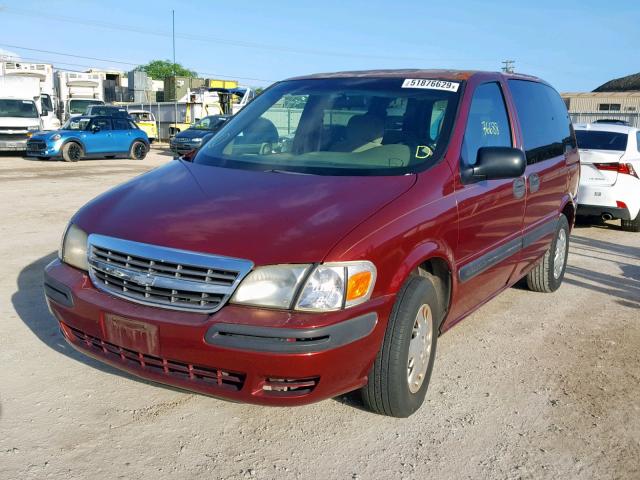 1GNDU03E33D110994 - 2003 CHEVROLET VENTURE RED photo 2