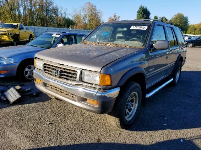 4S6CM58V3S4431140 - 1995 HONDA PASSPORT E ნაცრისფერი ფოტო 2