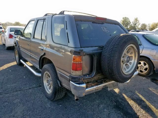 4S6CM58V3S4431140 - 1995 HONDA PASSPORT E ნაცრისფერი ფოტო 3