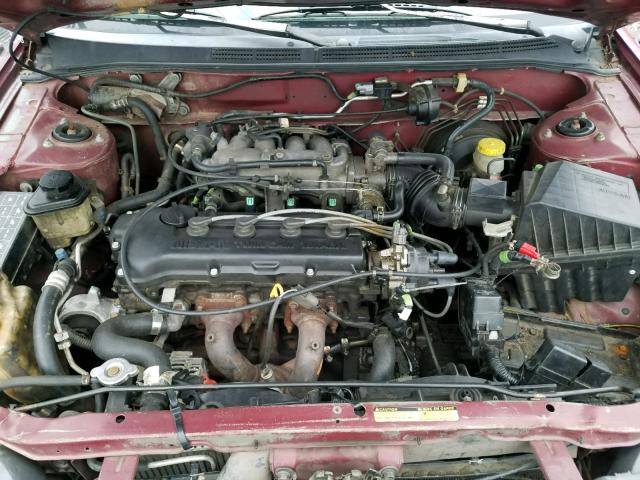 3N1AB41D0XL108402 - 1999 NISSAN SENTRA BAS BURGUNDY photo 7