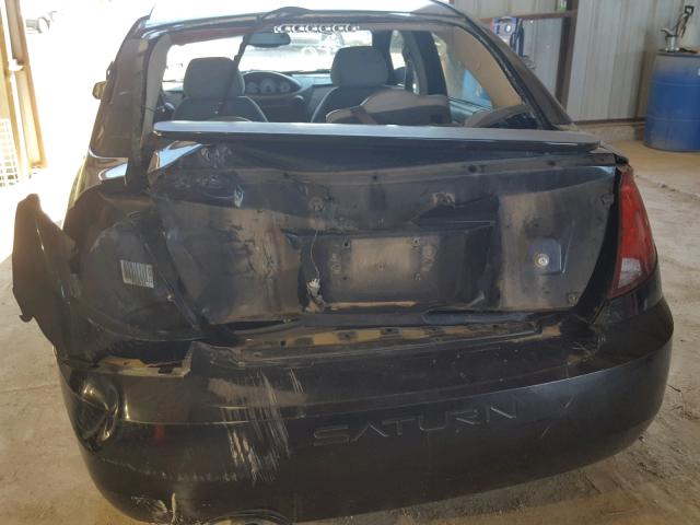 1G8AL54F44Z111136 - 2004 SATURN ION LEVEL BLACK photo 9