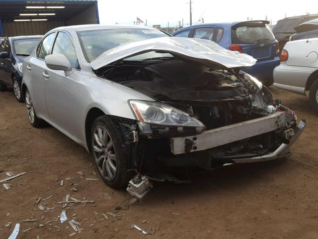 JTHCK262285022106 - 2008 LEXUS IS 250 SILVER photo 1