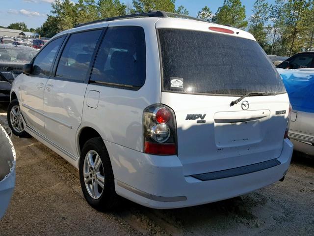 JM3LW28A160569685 - 2006 MAZDA MPV WAGON WHITE photo 3