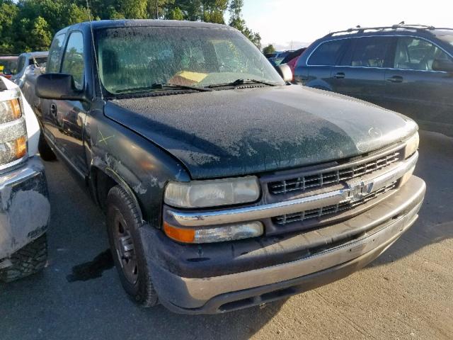 2GCEC19W011207066 - 2001 CHEVROLET SILVERADO GREEN photo 1