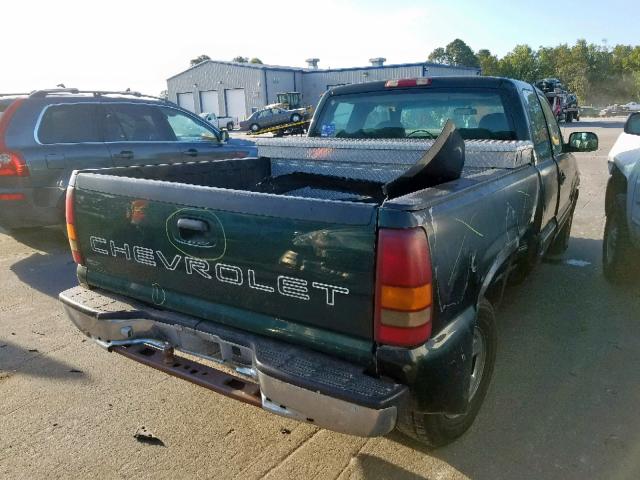 2GCEC19W011207066 - 2001 CHEVROLET SILVERADO GREEN photo 4