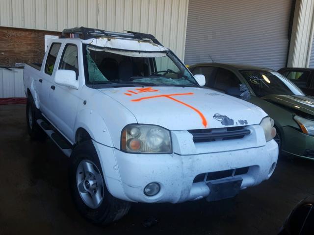 1N6ED27T61C302959 - 2001 NISSAN FRONTIER C WHITE photo 1