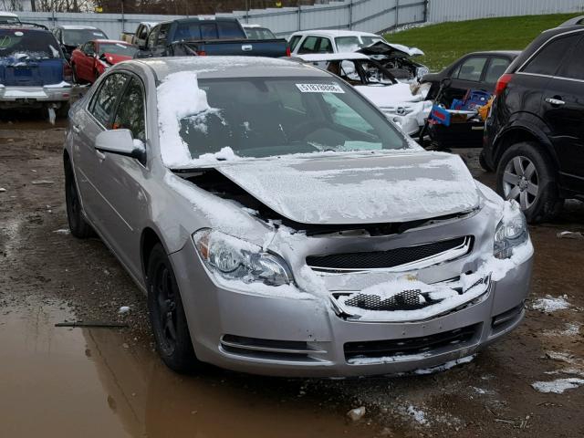 1G1ZH57B28F290098 - 2008 CHEVROLET MALIBU 1LT SILVER photo 1