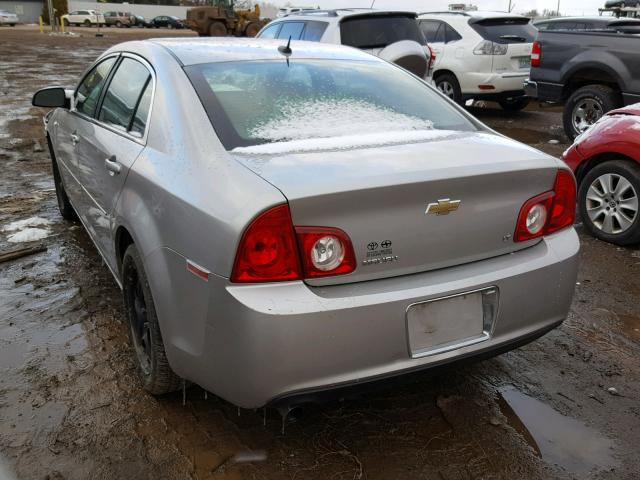 1G1ZH57B28F290098 - 2008 CHEVROLET MALIBU 1LT SILVER photo 3