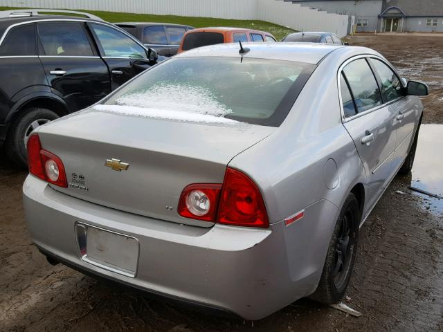 1G1ZH57B28F290098 - 2008 CHEVROLET MALIBU 1LT SILVER photo 4