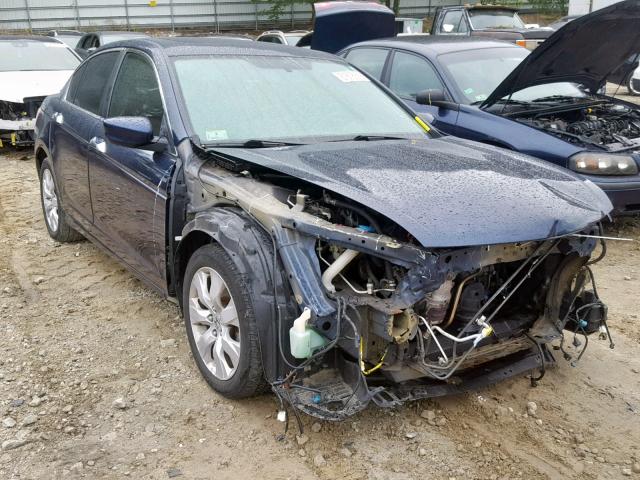 1HGCP36828A020863 - 2008 HONDA ACCORD EXL BLUE photo 1