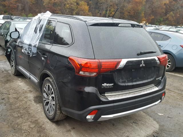 JA4AZ3A37GZ004406 - 2016 MITSUBISHI OUTLANDER BLACK photo 3