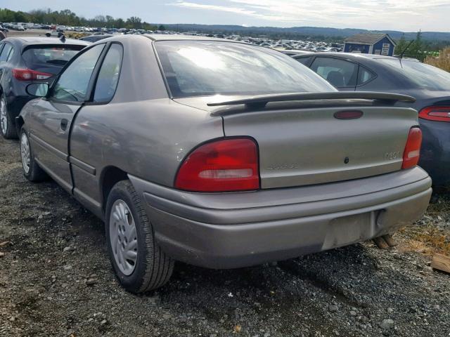 1B3ES42Y6W0550512 - 1998 DODGE NEON HIGHL GOLD photo 3