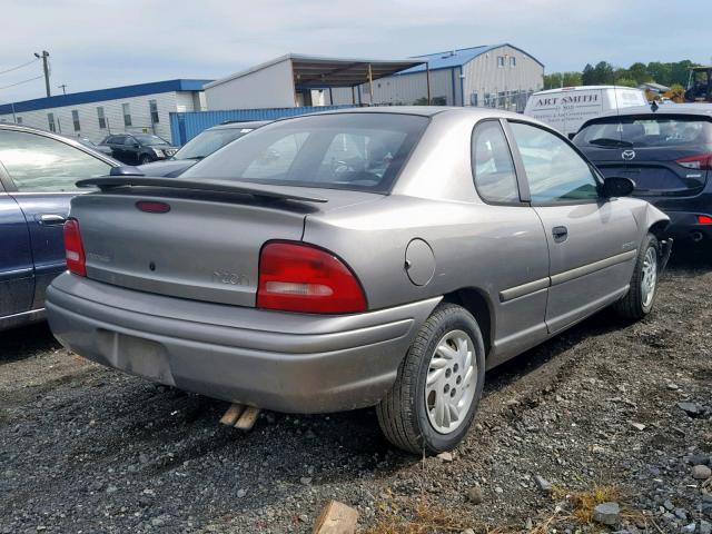 1B3ES42Y6W0550512 - 1998 DODGE NEON HIGHL GOLD photo 4