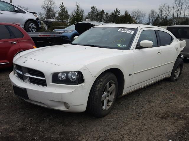 2B3CA3CV9AH170536 - 2010 DODGE CHARGER SX WHITE photo 2