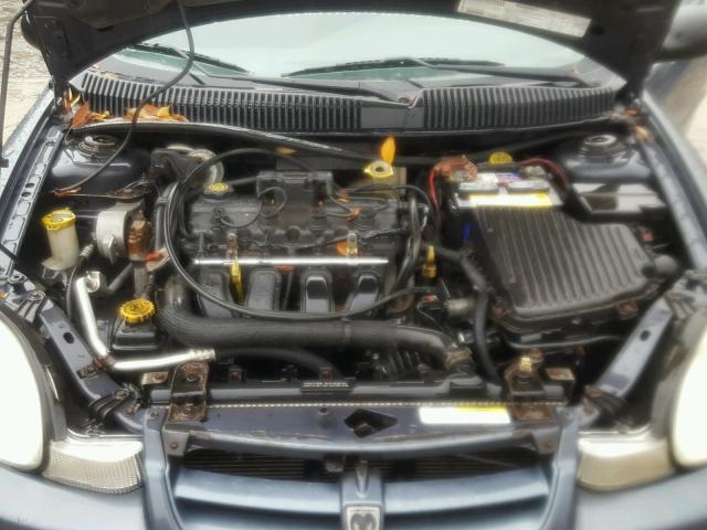 1B3ES56C42D602394 - 2002 DODGE NEON ES BLUE photo 7