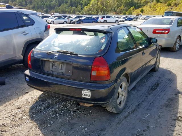 2HGEJ6347WH105466 - 1998 HONDA CIVIC DX BLACK photo 4