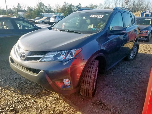 2T3DFREV9FW336937 - 2015 TOYOTA RAV4 LIMIT GRAY photo 2