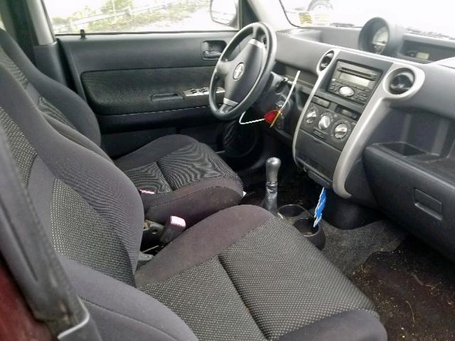 JTLKT334X50197562 - 2005 TOYOTA SCION XB იასამნისფერი ფოტო 5