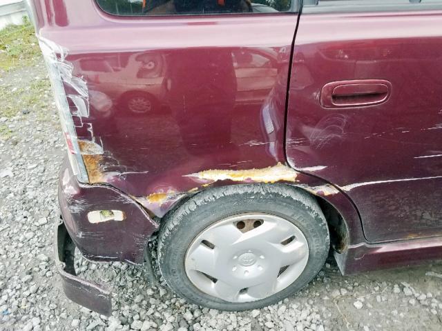 JTLKT334X50197562 - 2005 TOYOTA SCION XB იასამნისფერი ფოტო 9