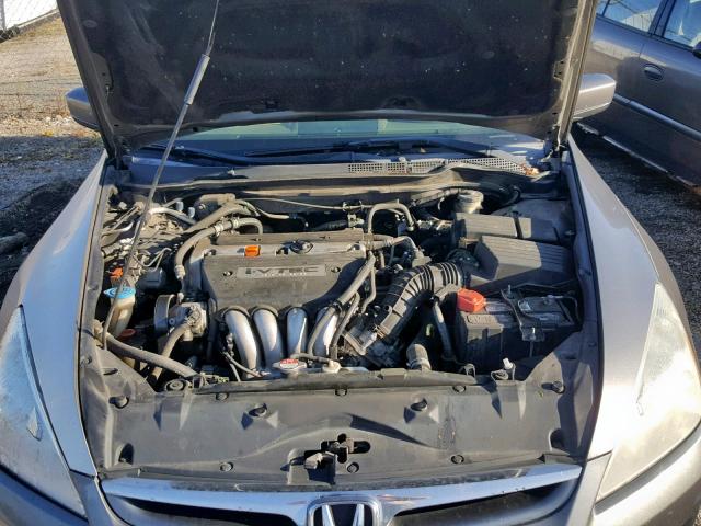 1HGCM56796A137493 - 2006 HONDA ACCORD EX GRAY photo 7