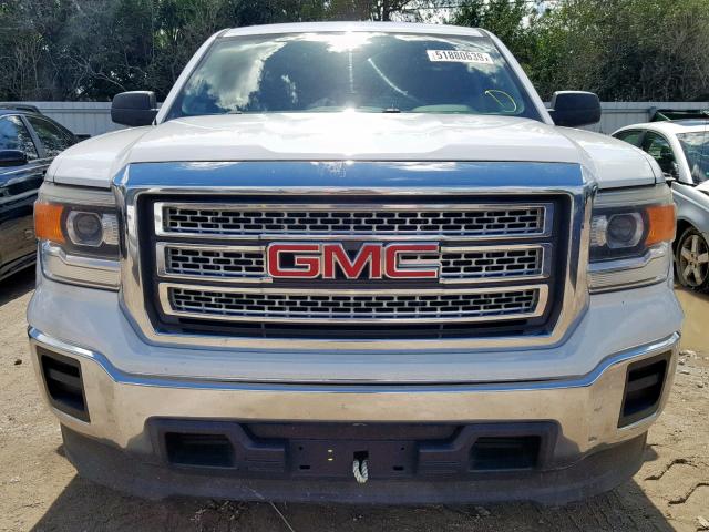 1GTR1TEH4FZ213736 - 2015 GMC SIERRA C15 WHITE photo 9