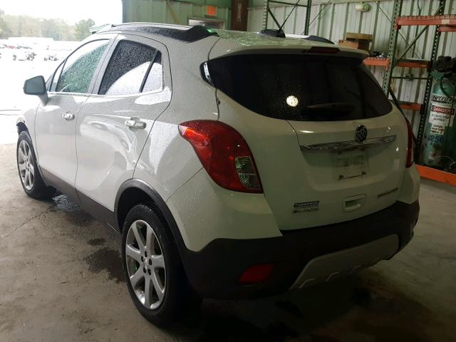 KL4CJCSB0GB650899 - 2016 BUICK ENCORE WHITE photo 3