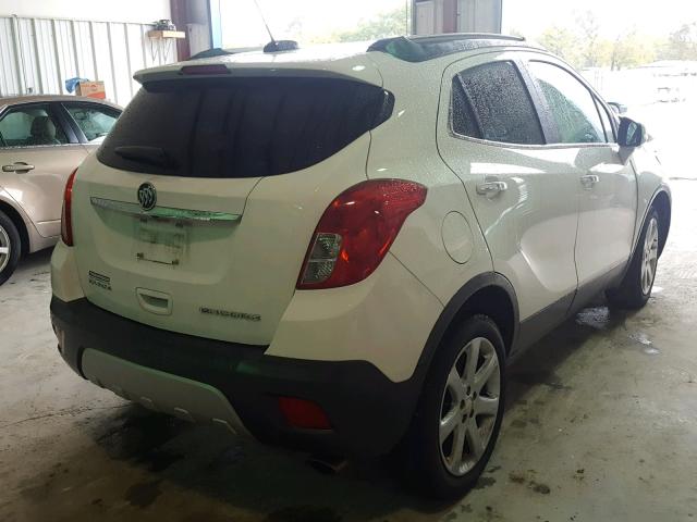 KL4CJCSB0GB650899 - 2016 BUICK ENCORE WHITE photo 4