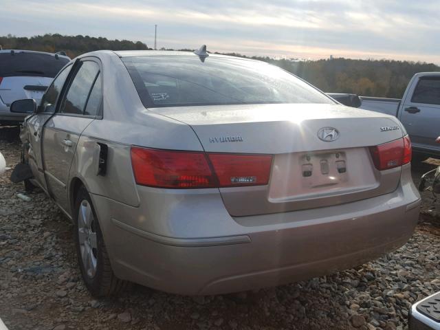 5NPET4AC1AH592249 - 2010 HYUNDAI SONATA GLS SILVER photo 3