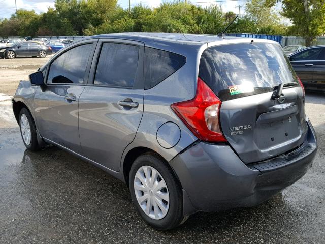 3N1CE2CP1GL410213 - 2016 NISSAN VERSA NOTE GRAY photo 3