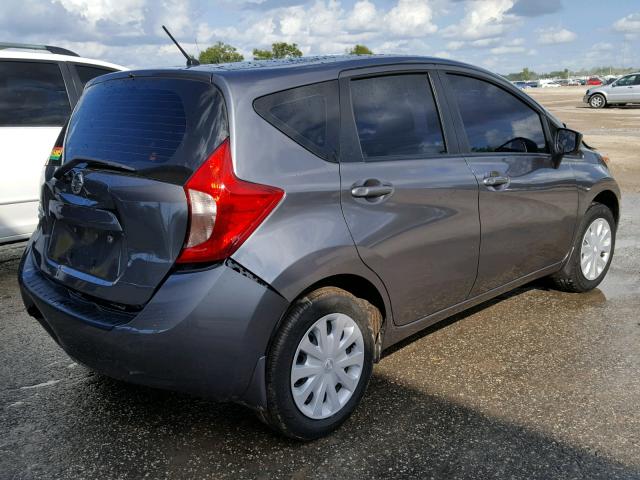 3N1CE2CP1GL410213 - 2016 NISSAN VERSA NOTE GRAY photo 4