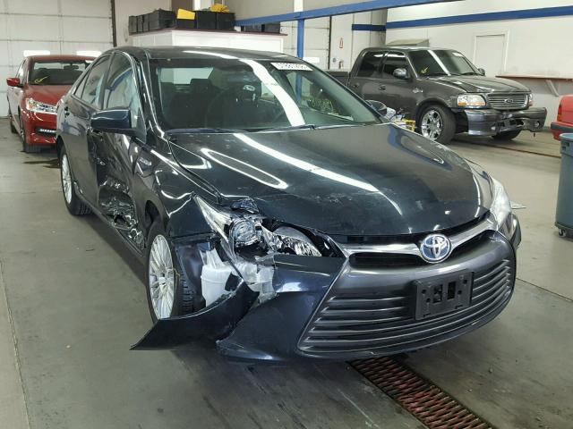 4T1BD1FK0FU176099 - 2015 TOYOTA CAMRY HYBR BLACK photo 1