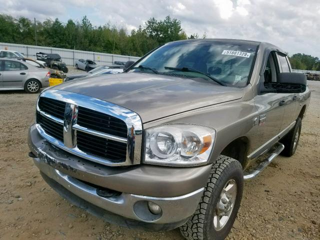 1D7KS28C97J528000 - 2007 DODGE RAM 2500 S GOLD photo 2