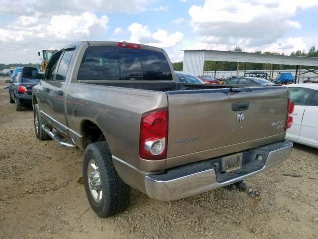 1D7KS28C97J528000 - 2007 DODGE RAM 2500 S Ոսկեգույն լուսանկար 3