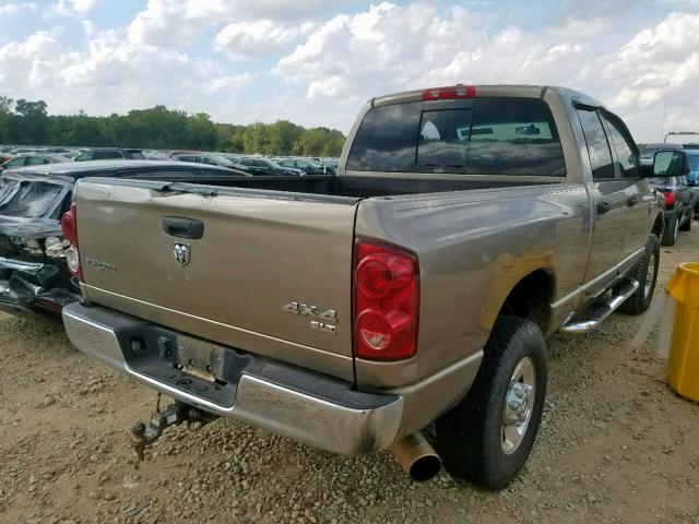 1D7KS28C97J528000 - 2007 DODGE RAM 2500 S Ոսկեգույն լուսանկար 4
